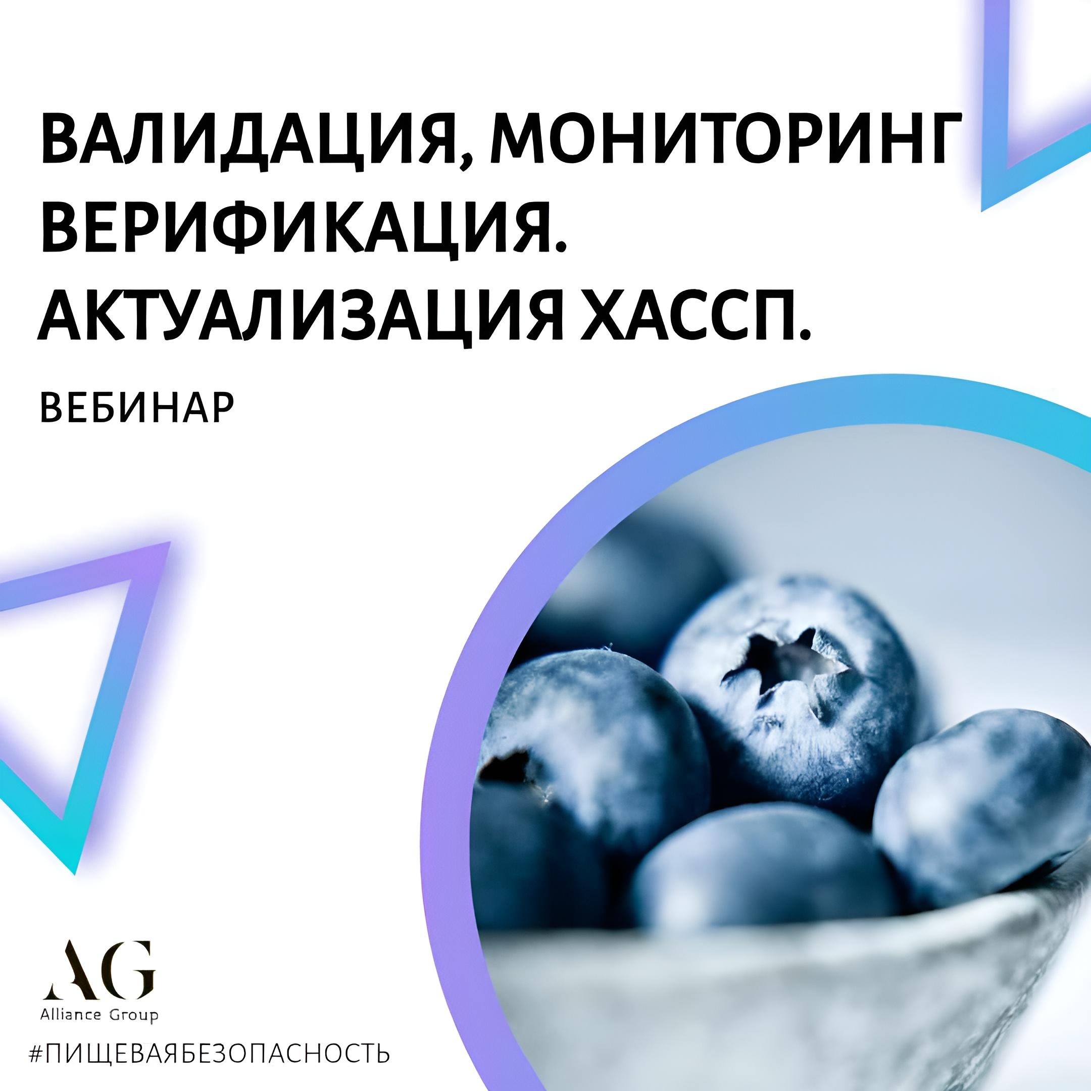 Валидация, Мониторинг, Верификация. Актуализация ХАССП